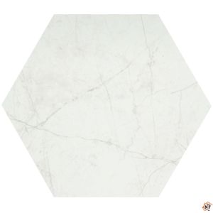 Emser Tile Sterlina Hexagon 9 X 10 White - F13STERWH0810HX