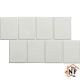Emser Tile Cuadro Flat 9 X 14 White - W50CUADWH0914MOP